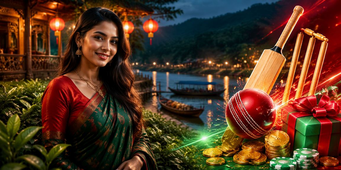 রাঙামাটিতে লাল-সবুজ পতাকার সাথে ক্রিকেট বেটিং